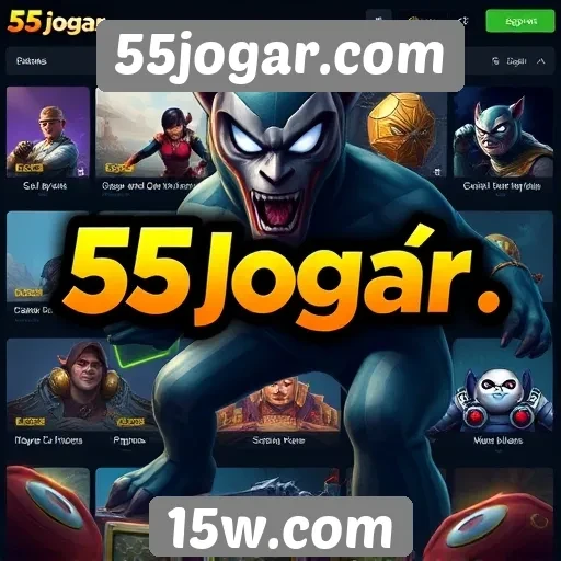 Análise da biblioteca de jogos disponível em 55jogar